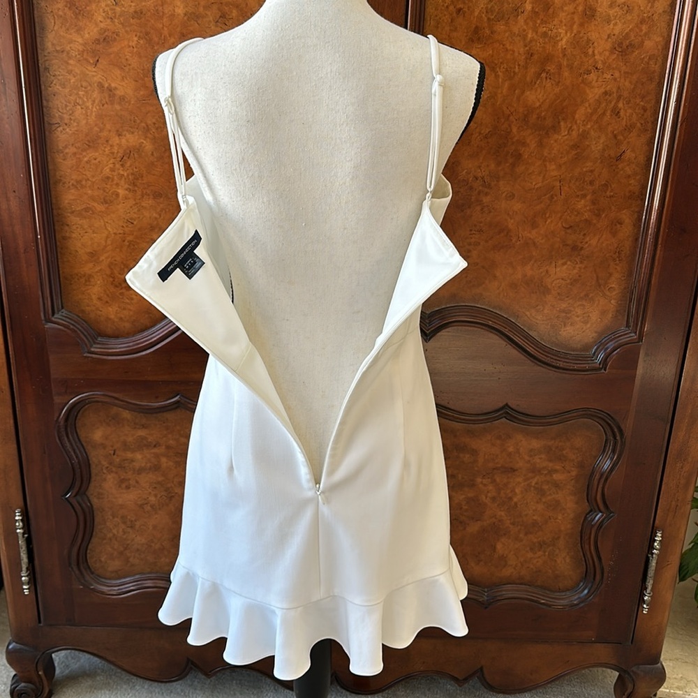 French Connection Ruffle Fit & Flare Mini Dress - Picture 9 of 13